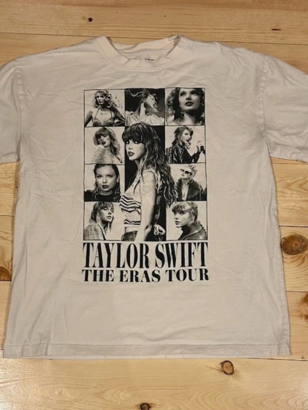 Taylor Swift Eras Tour Men's T-Shirt Small Double Sided Graphic Short Sleeve